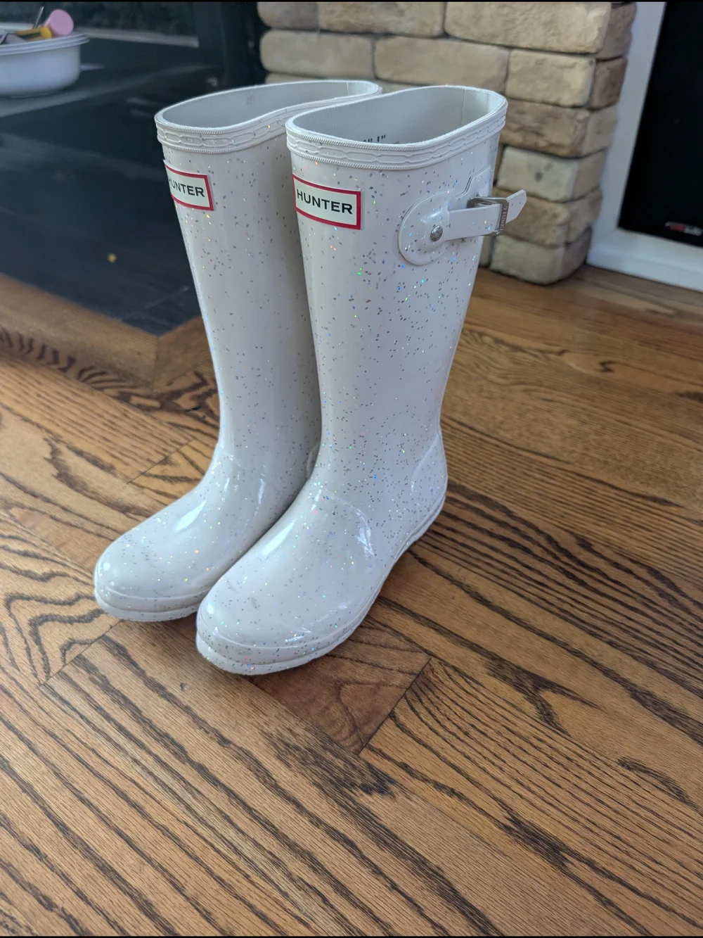 Hunter Girls Original Glitter Rain Boots